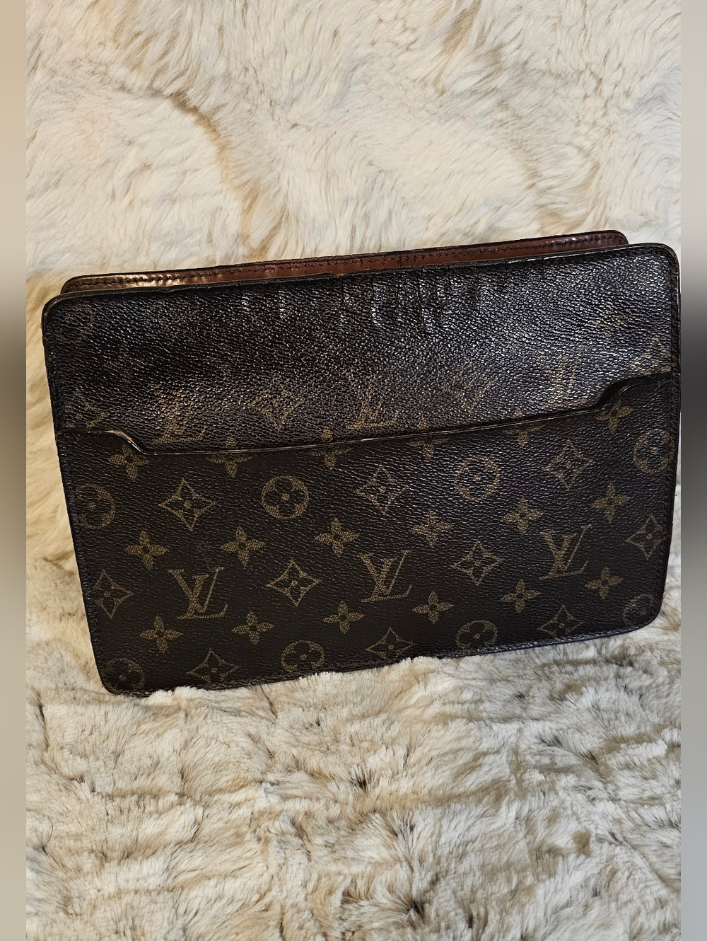 Louis Vuitton  Monogram * Project  Condition Pochette Homme Clutch - Picture 2 of 13